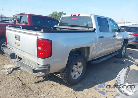 2018 Chevrolet Silverado K1500/K1500 Ls из США, поврежденный, VIN 3GCUKNEC7JG185317